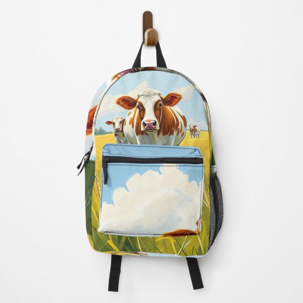 Item preview, Curious cows in a Sunny Meadow designed and sold by Intelligenteel.