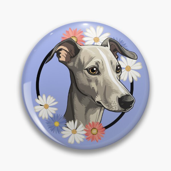 Item preview, Sighthound Flowers designed and sold by TheZoomieZone.
