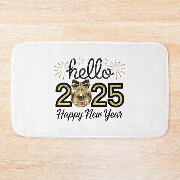 Item preview, Hello 2025 Png, Happy New Year 2025 Png, Trendy New Years Eve Png, Black And Gold Sequins Glitter Faux Sparkly New Year Shirt Design Png designed and sold by TANDIGITALSHOP.