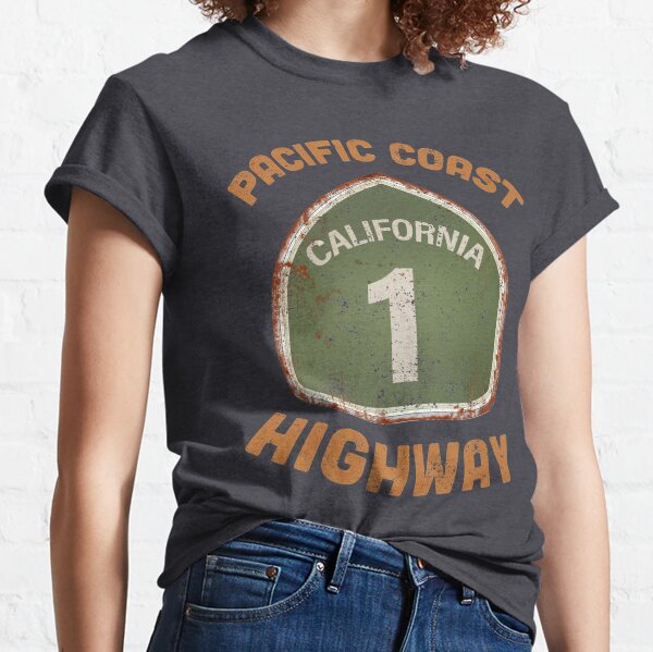  Redwood Coast California Fishing Ocean Outdoors Camping T-Shirt  : Clothing, Shoes & Jewelry