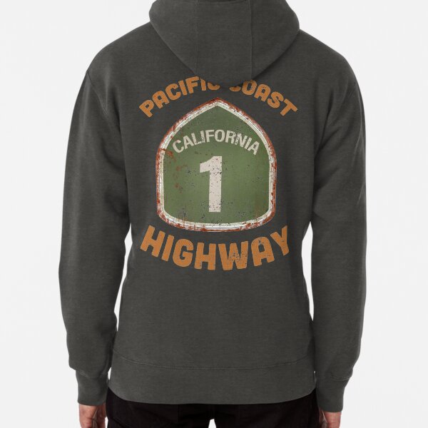 California Pacific Coast highway T-shirts and Souvenirs Pullover Hoodie
