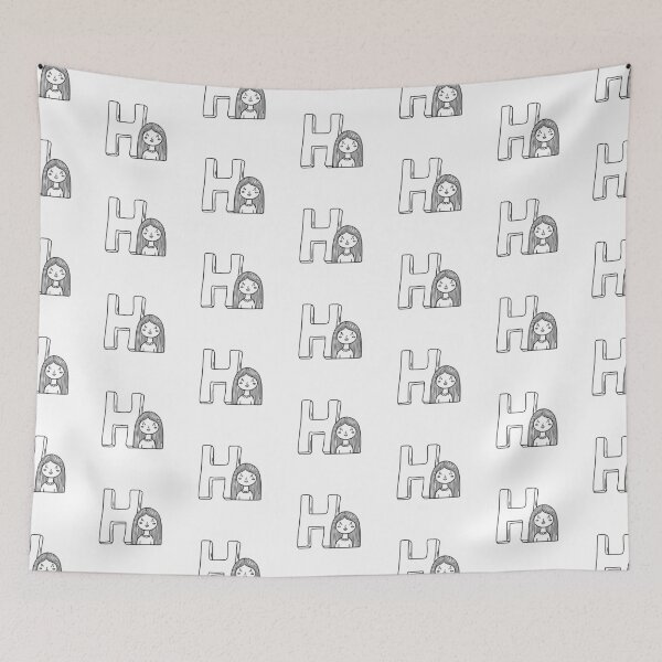 Item preview, Letter H beside Hair designed and sold by rasagamastore.