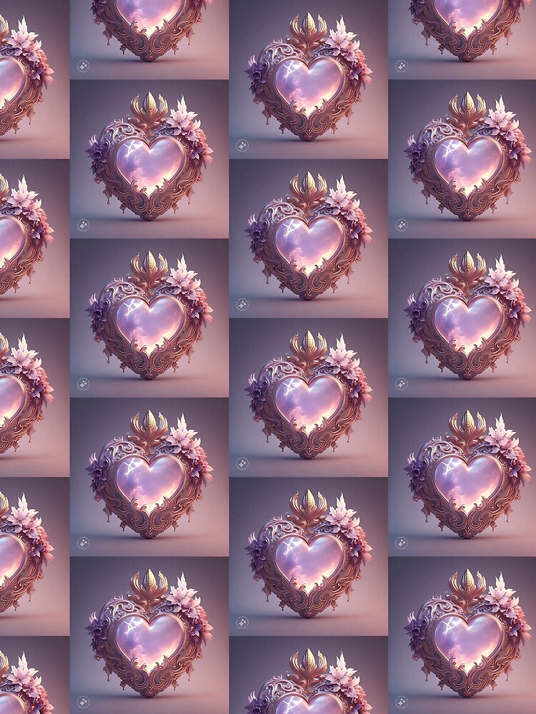 Thumbnail 3 of 3, Scarf, Brave heart designed and sold by Ricel.
