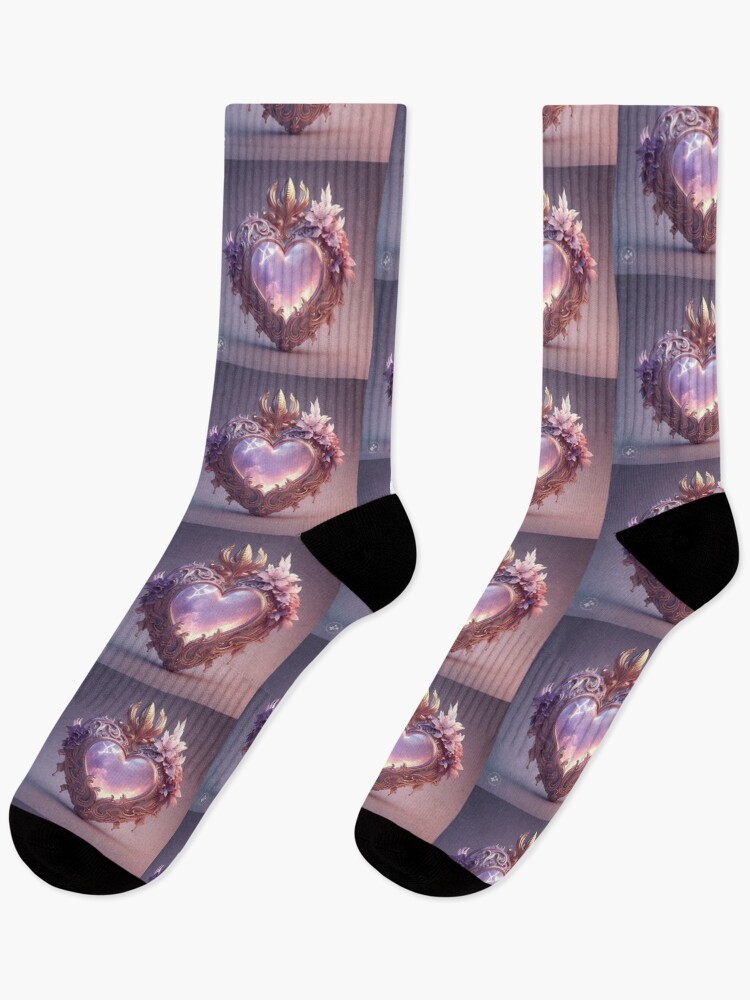 Thumbnail 1 of 5, Socks, Brave heart designed and sold by Ricel.