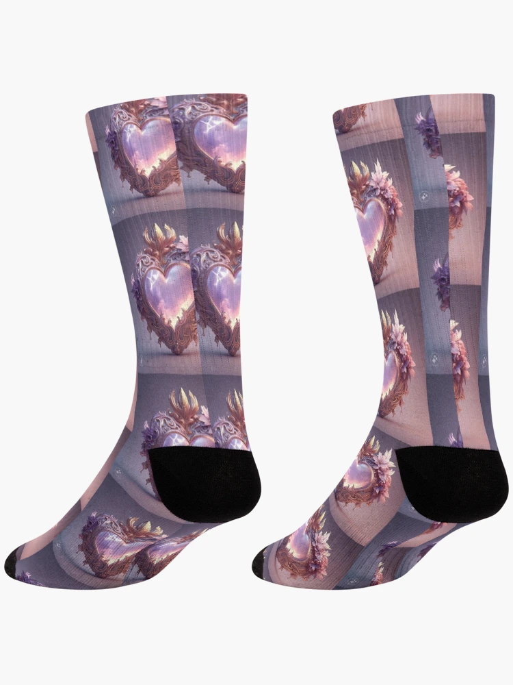 Thumbnail 4 of 5, Socks, Brave heart designed and sold by Ricel.