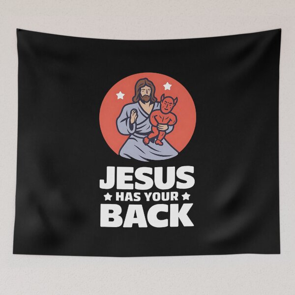 Item preview, Jesus Has Your Back - Fun Christian Faith Design designed and sold by Karsten Stier.