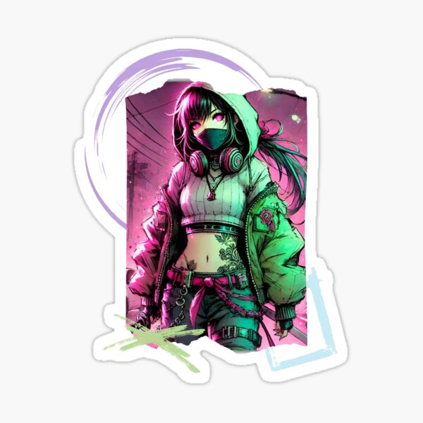 Urban girl Sticker
