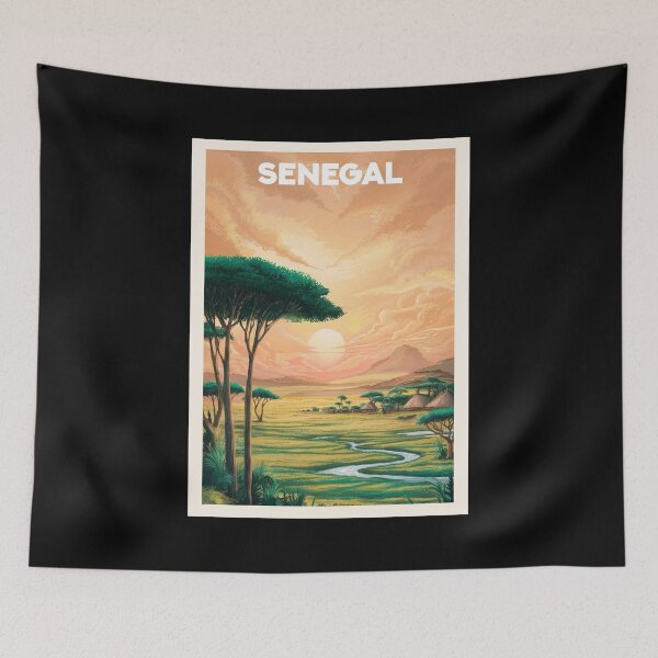 Item preview, Senegal, Travel Art designed and sold by PinkandP.