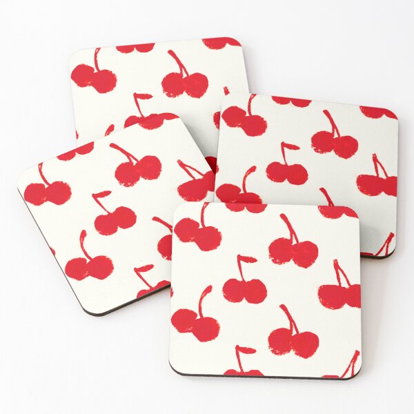 Item preview, Minimalist Cottagecore Retro Cherries designed and sold by SamJanner.