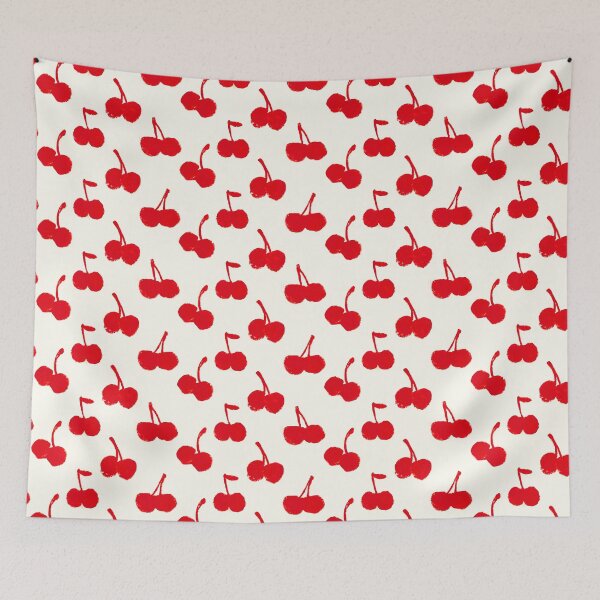 Item preview, Minimalist Cottagecore Retro Cherries designed and sold by SamJanner.