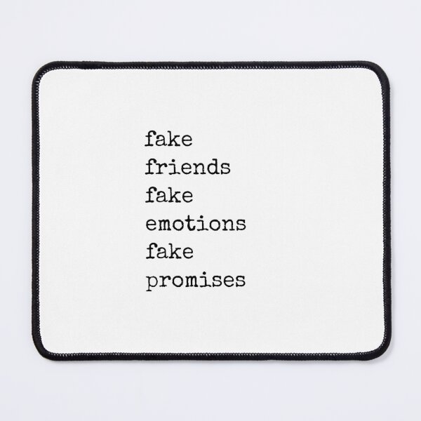 Item preview, Fake Friends Fake Emotions and Fake Promises Sticker and Hoodie designed and sold by crazymessygirl.