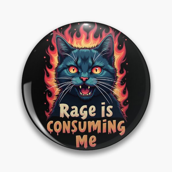 Item preview, Rage is Consuming Me - Rage Cat  designed and sold by kjp-design.