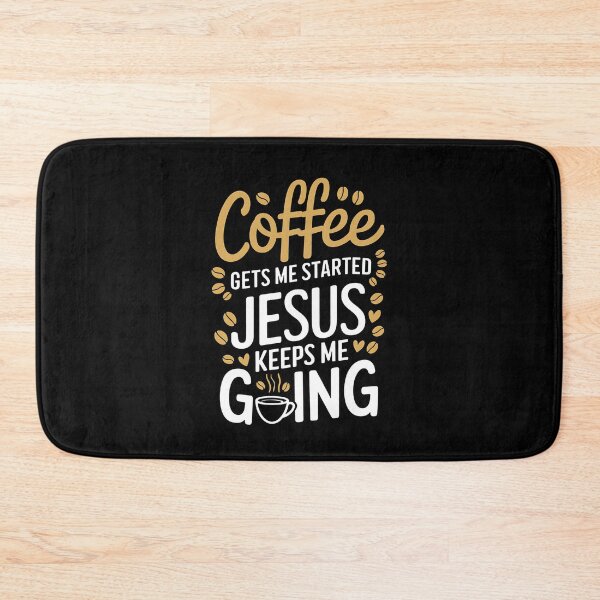 Item preview, Coffee and Jesus Inspirational Christian Design designed and sold by Karsten Stier.