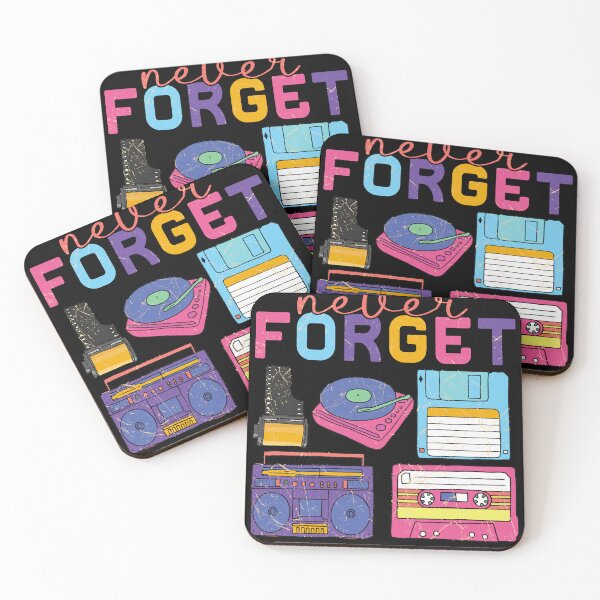 Item preview, Never Forget Mens Cassette Tape Gamer Old School, funny retro old school gifts  designed and sold by FelkMariShop.