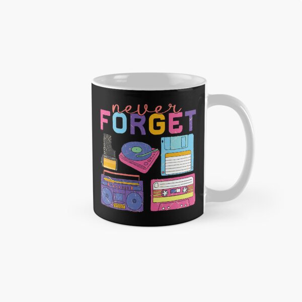 Item preview, Never Forget Mens Cassette Tape Gamer Old School, funny retro old school gifts  designed and sold by FelkMariShop.