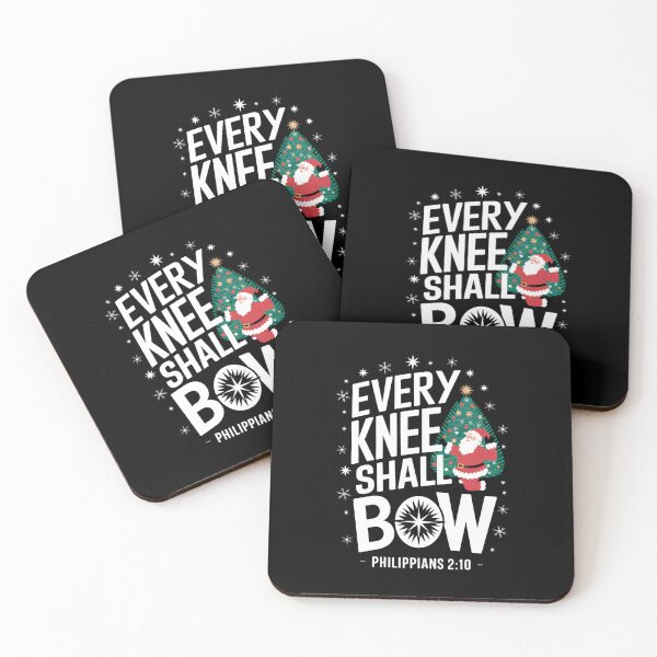 Item preview, Every Knee Shall Bow Philippians 2:10 Christmas Santa Design designed and sold by Karsten Stier.