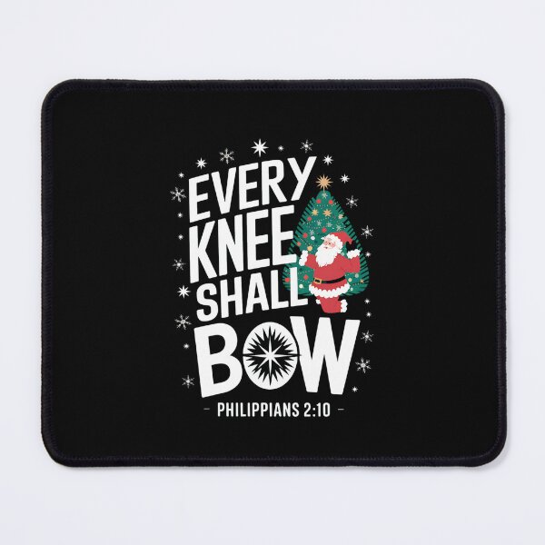 Item preview, Every Knee Shall Bow Philippians 2:10 Christmas Santa Design designed and sold by Karsten Stier.
