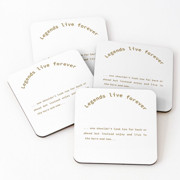 Item preview, Legends live forever, Reminder, Unique designed and sold by villacreativa.