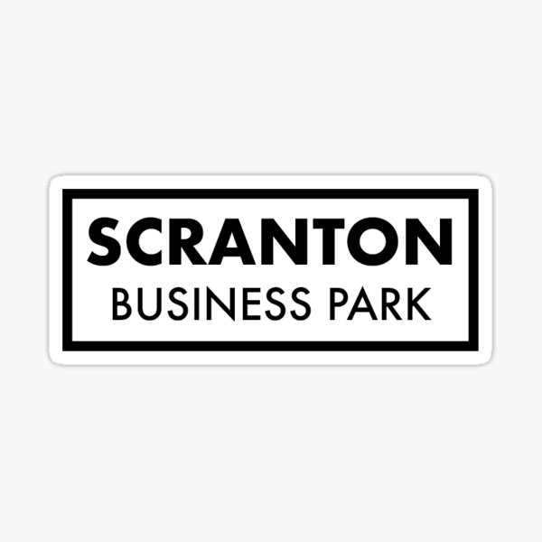 "Scranton Business Park" Sticker for Sale by Redbubble