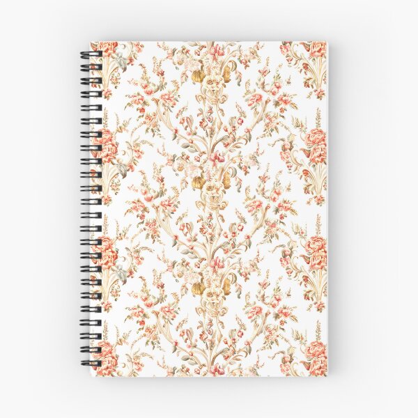 Item preview, Retro Cottagecore Floral Damask Pattern designed and sold by SamJanner.