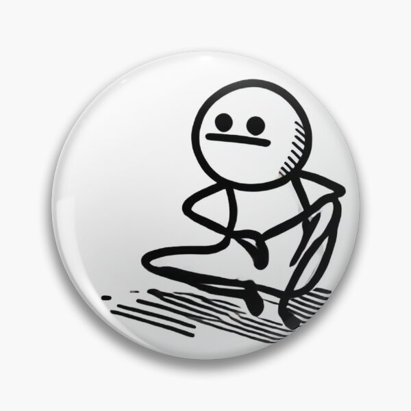 Item preview, Sitting stick figure designed and sold by ChronoQuirk.
