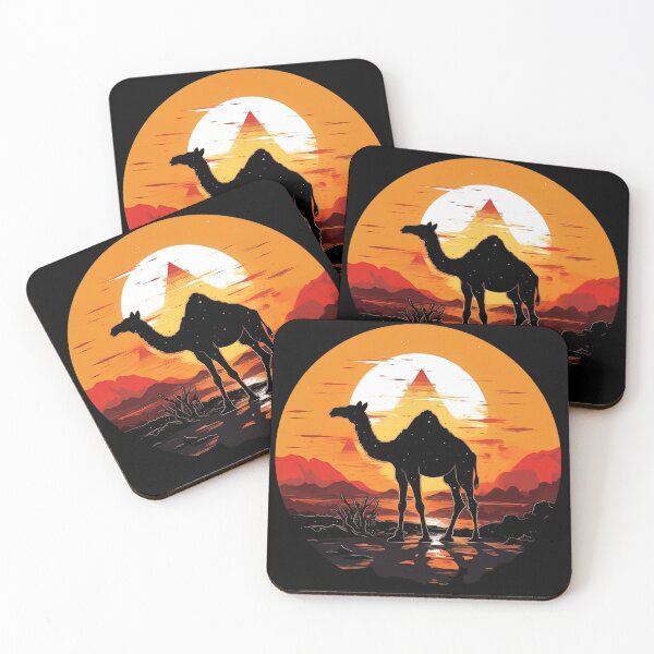 Item preview, Desert Sunset with Camel designed and sold by jgvisualarts.