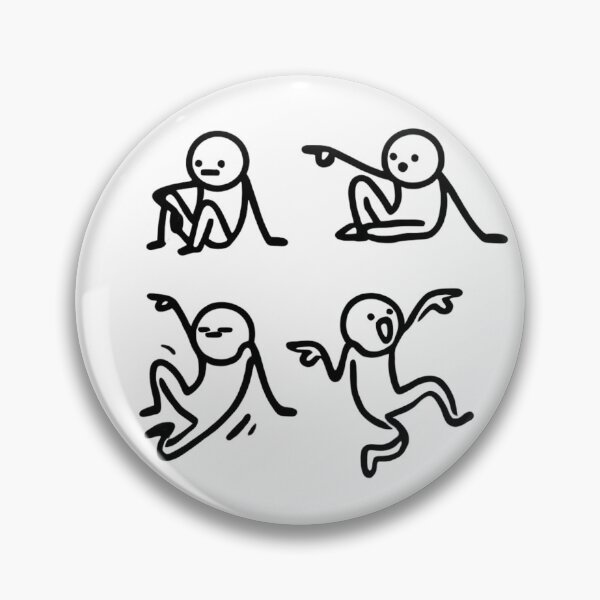 Item preview, Stick figure in action designed and sold by ChronoQuirk.