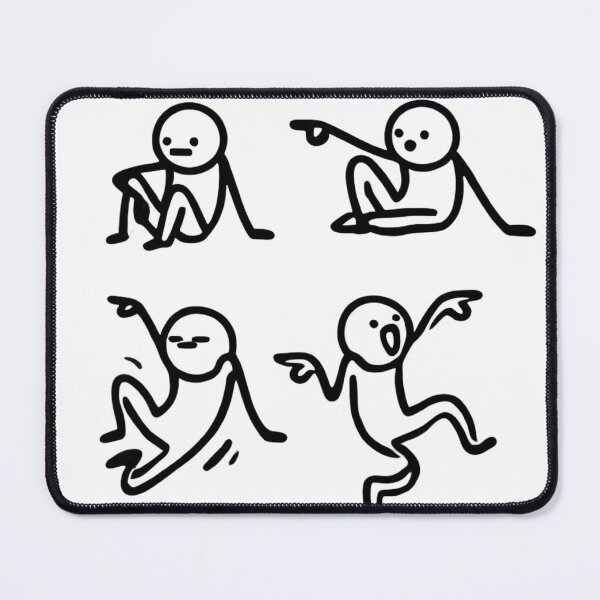 Item preview, Stick figure in action designed and sold by ChronoQuirk.