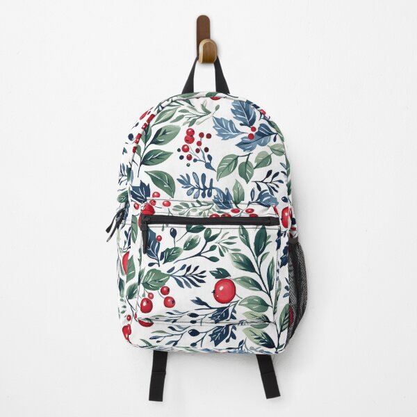 Item preview, Holiday leaves and berries with elegant charm designed and sold by Piotrek0001.