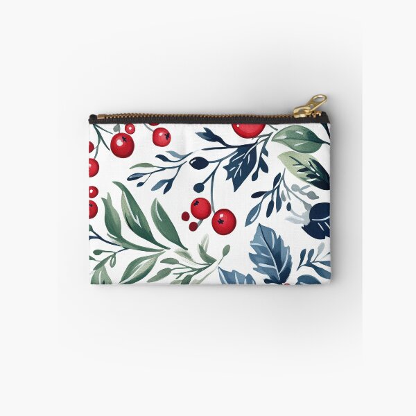 Item preview, Holiday leaves and berries with elegant charm designed and sold by Piotrek0001.