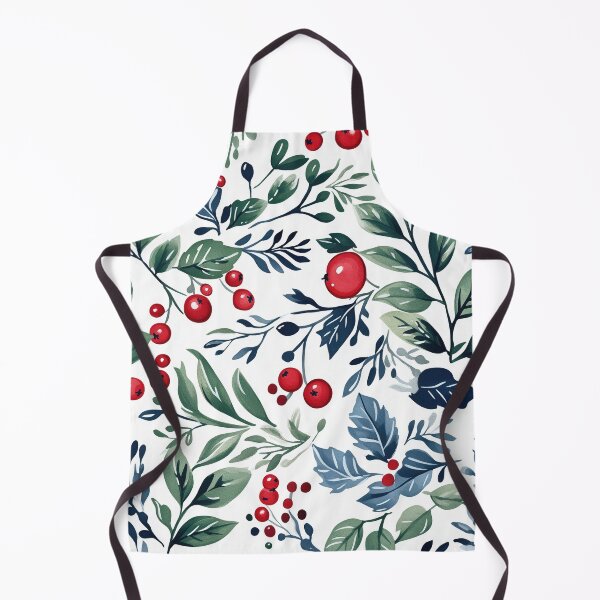 Item preview, Holiday leaves and berries with elegant charm designed and sold by Piotrek0001.