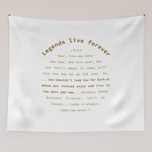 Item preview, Legends live forever, Unique designed and sold by villacreativa.