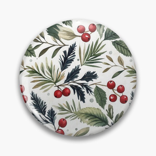 Item preview, Watercolor foliage with festive atmosphere designed and sold by Piotrek0001.