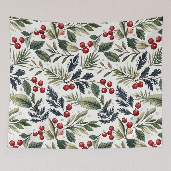 Item preview, Watercolor foliage with festive atmosphere designed and sold by Piotrek0001.