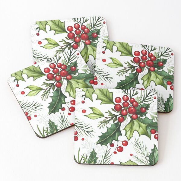 Item preview, Elegant leaves and berries for winter projects designed and sold by Piotrek0001.