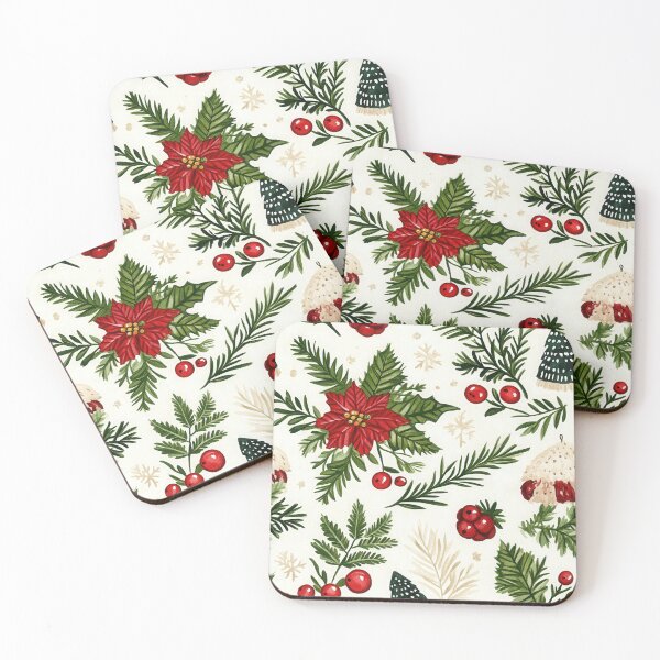 Item preview, Classic winter branches in stylish patterns designed and sold by Piotrek0001.