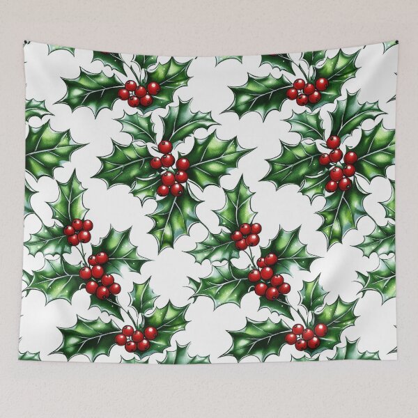 Item preview, Winter-inspired botanical designs for seasonal use designed and sold by Piotrek0001.