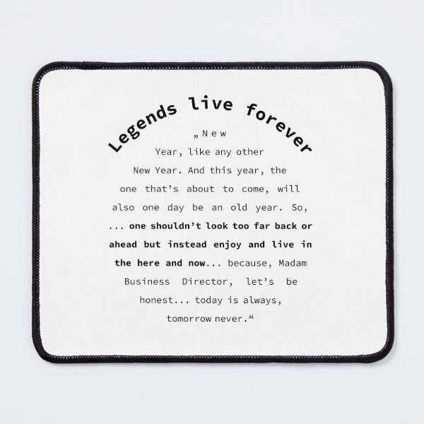 Item preview, Legends live forever, Unique designed and sold by villacreativa.