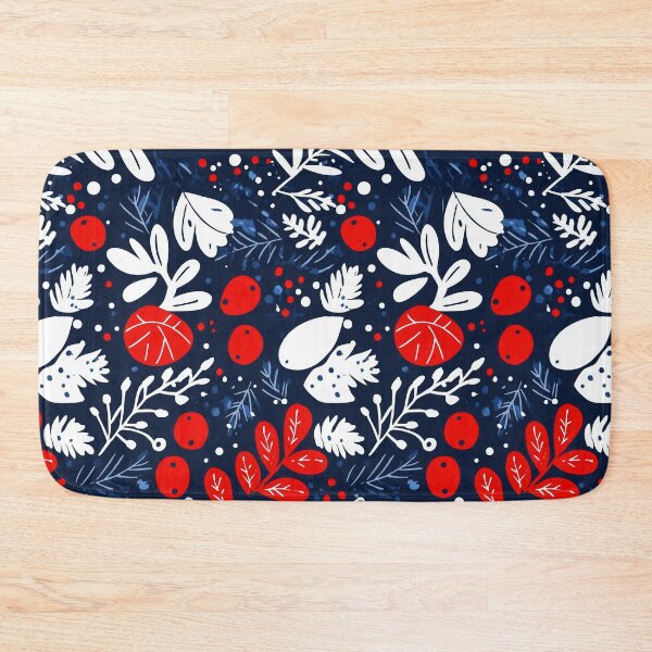 Item preview, Holiday botanical motifs with vintage elegance designed and sold by Piotrek0001.