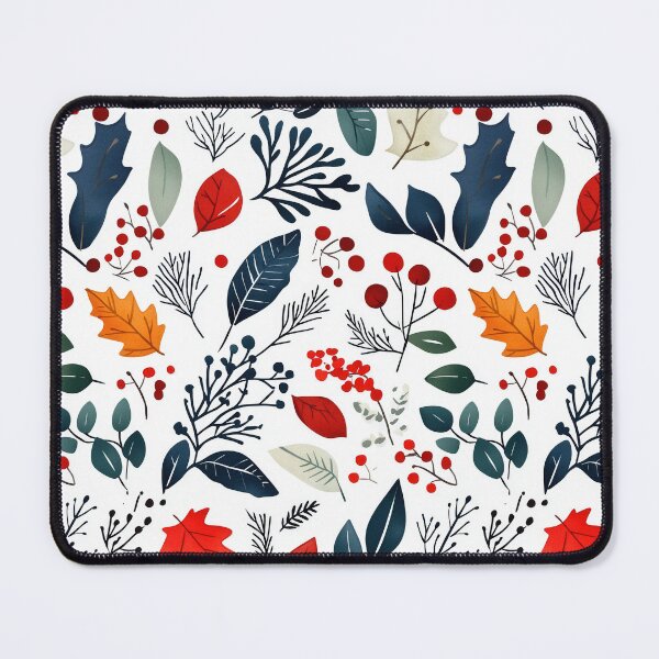 Item preview, Holiday-themed nature elements in vibrant colors designed and sold by Piotrek0001.