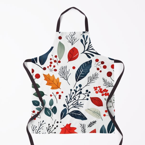 Item preview, Holiday-themed nature elements in vibrant colors designed and sold by Piotrek0001.