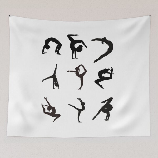 Item preview, Gymnastics Pattern designed and sold by DesignDazzles.