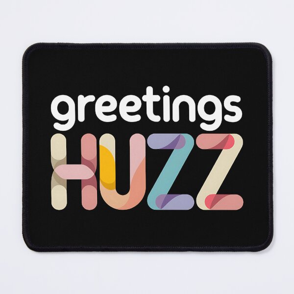 Item preview, Greetings Huzz - This gift is perfect for Gen Z individuals who love humor, trends, and bold graphics.  designed and sold by ZyziowskyArt.