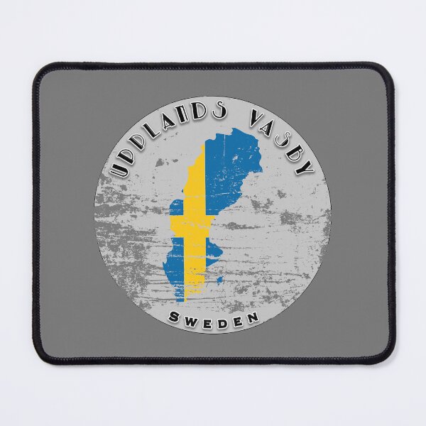 Item preview, Upplands Vasby Sweden Flag Worn  designed and sold by World Designs.