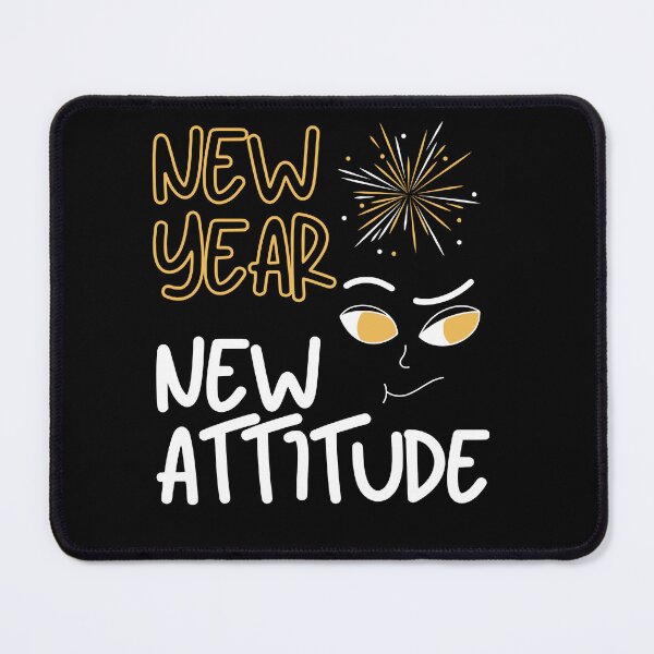 Item preview, New Year, New Attitude | Motivational Fresh Start designed and sold by DesignDazzles.