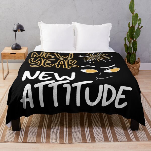 Item preview, New Year, New Attitude | Motivational Fresh Start designed and sold by DesignDazzles.