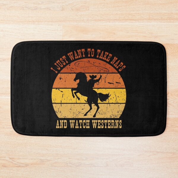 Item preview, I Just Want To Take Naps And Watch Westerns Retro designed and sold by ManiaGrania.