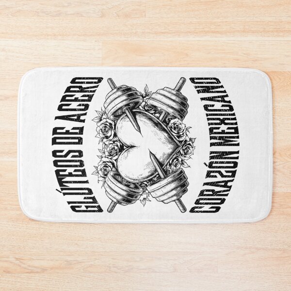 Item preview, Funny Gym Spanish Steel Glutes Mexican Heart Hispanic Quote designed and sold by GrandeDuc.