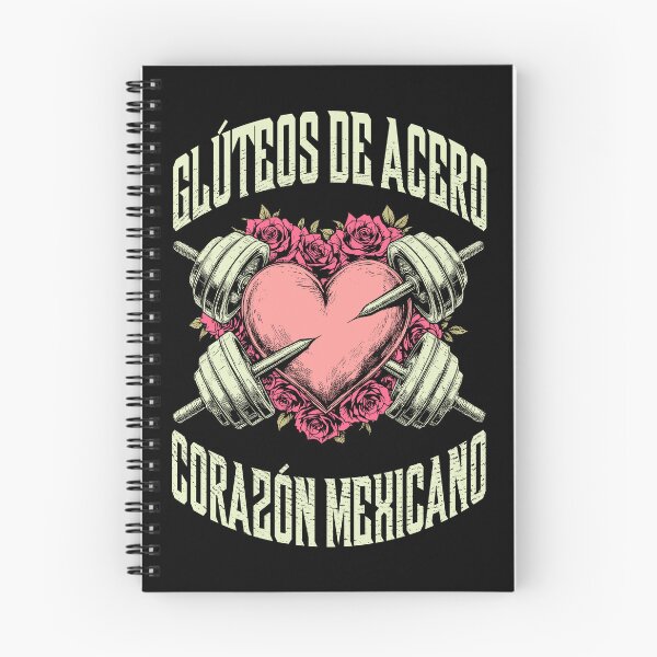 Item preview, Funny Gym Spanish Steel Glutes Mexican Heart Hispanic Quote designed and sold by GrandeDuc.
