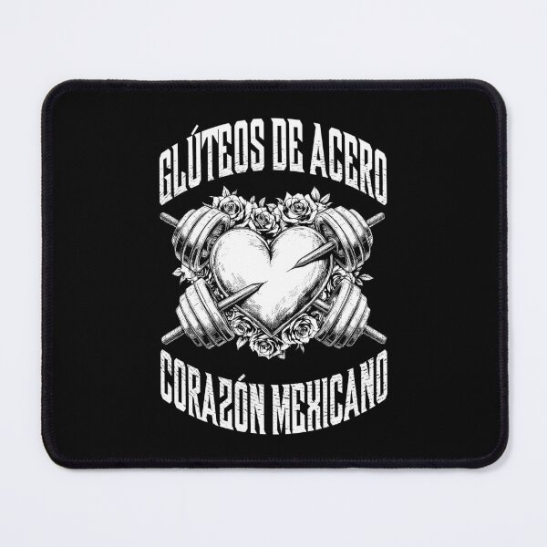 Item preview, Funny Gym Spanish Steel Glutes Mexican Heart Hispanic Quote designed and sold by GrandeDuc.